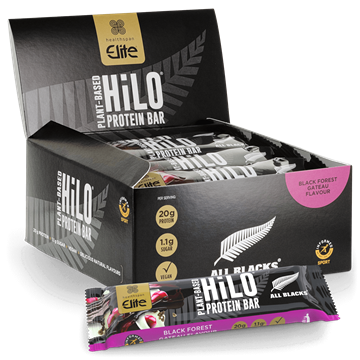 All Blacks Plant-Based HiLo Protein Bar - Black Forest Gateau